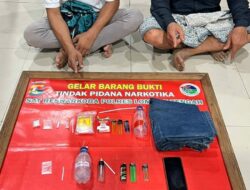 Diduga Hendak Transaksi Narkotika, Dua Pria di Pujut Diamankan Polres Loteng.