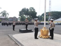 Polres Loteng Gelar Upacara Hari Kesadaran Nasional.