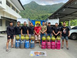 Sat Reskrim Polres Sumbawa Barat Gerebek Gudang Pengoplosan LPG, Seorang Terduga Pelaku Berhasil Diringkus