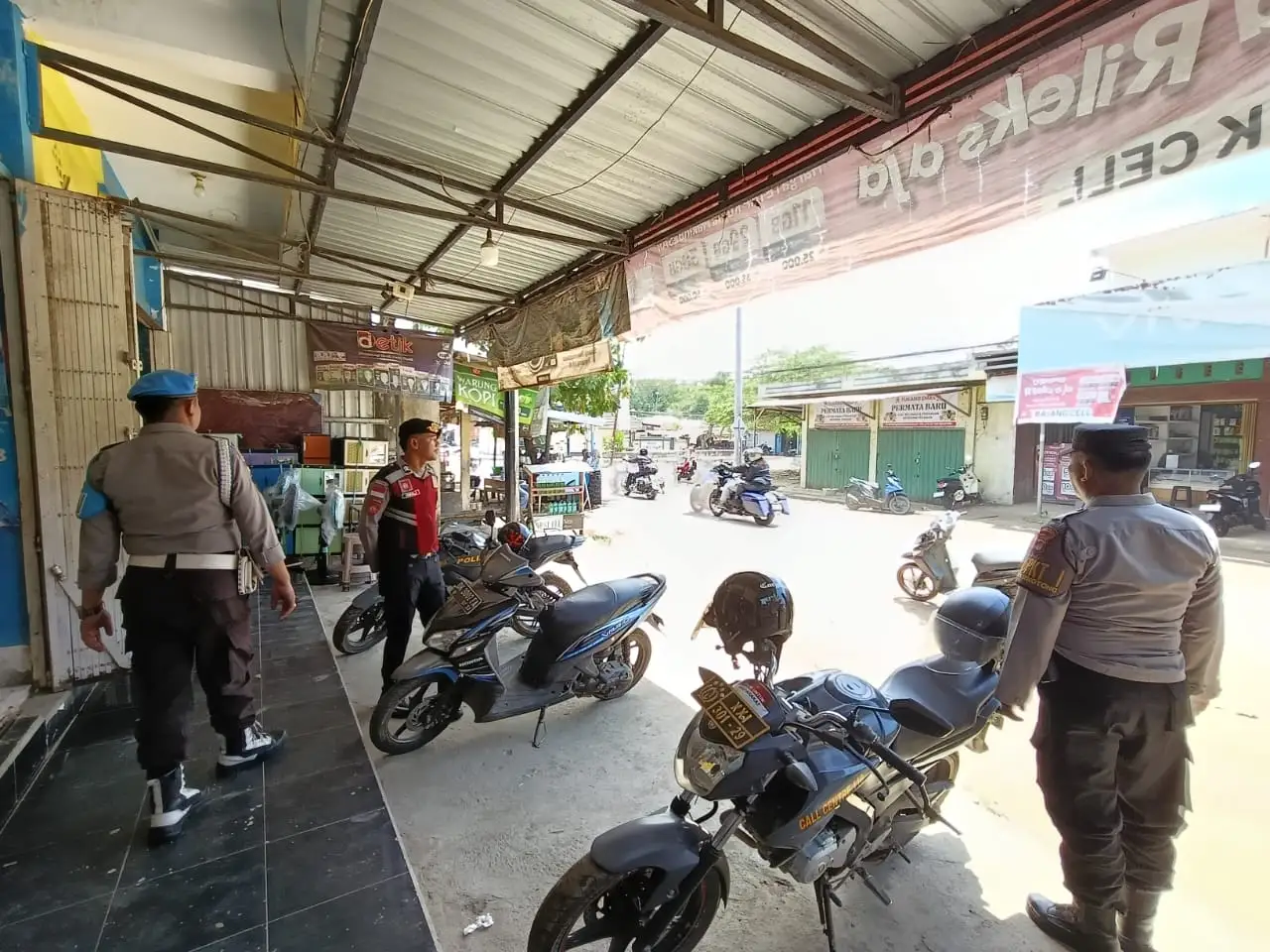 Cuaca Ekstrem & 3C, Polsek Sekotong Siaga di Lapangan