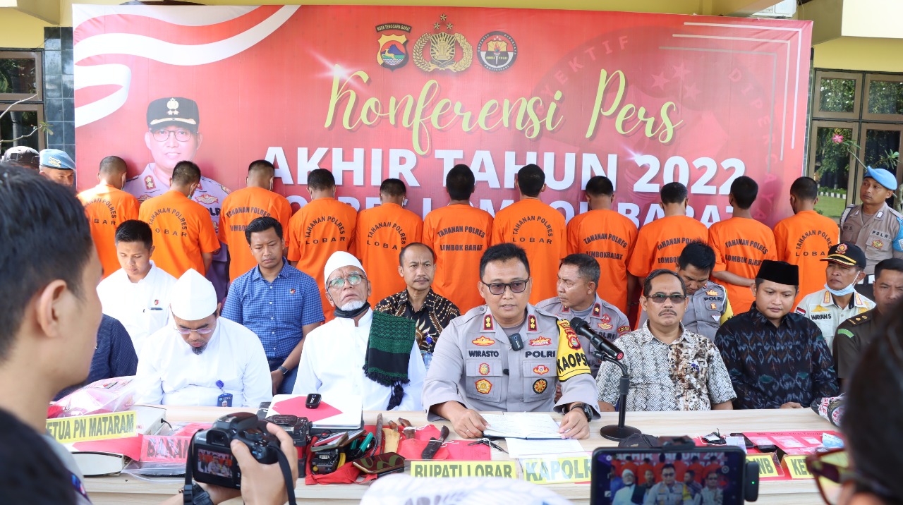 Harkamtibmas Polres Lombok Barat Tahun 2022, Masih Dalam Keadaan Kondusif