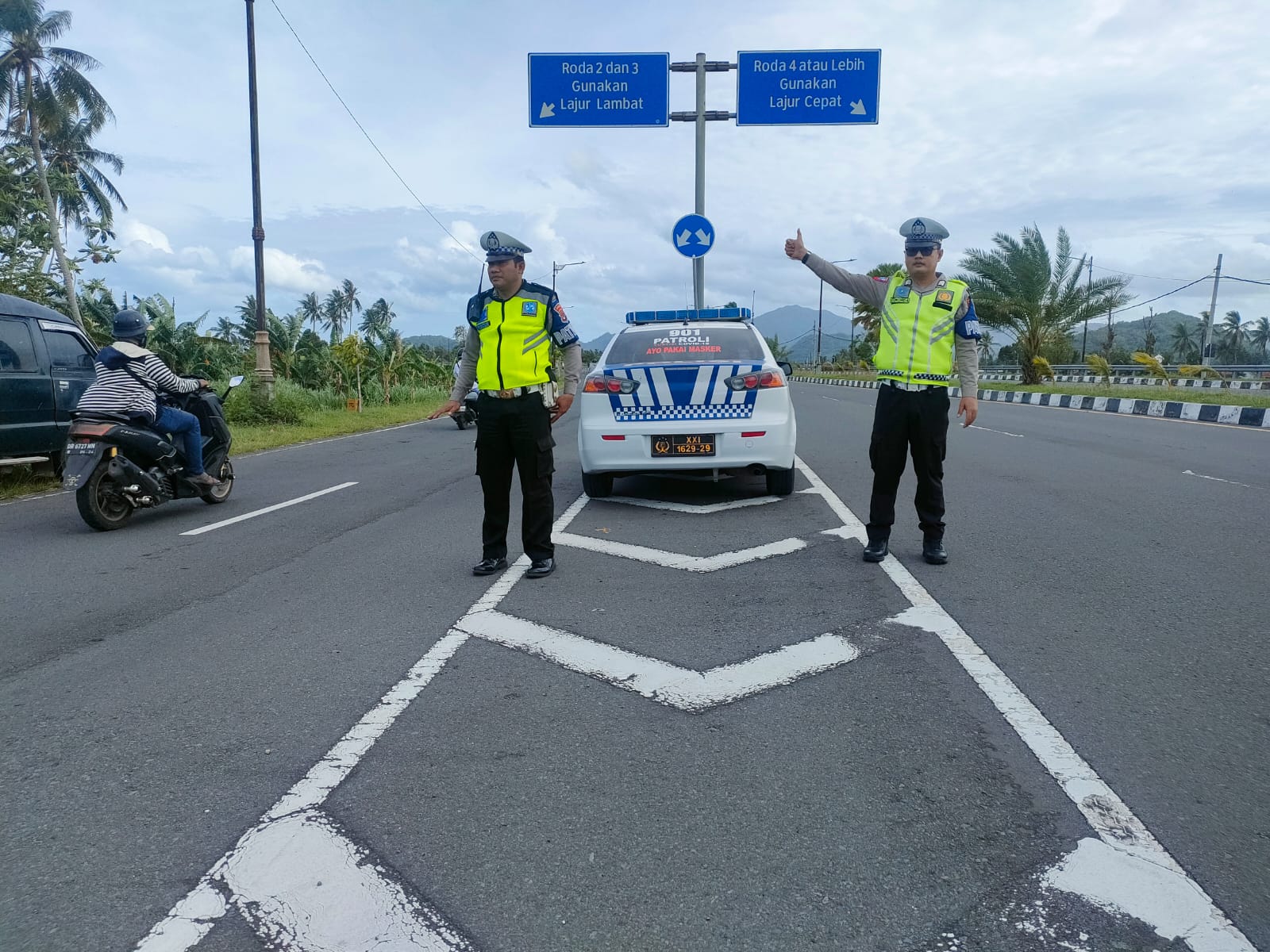 Patroli Sat Lantas Polres Lombok Barat, Cegah Balap Liar