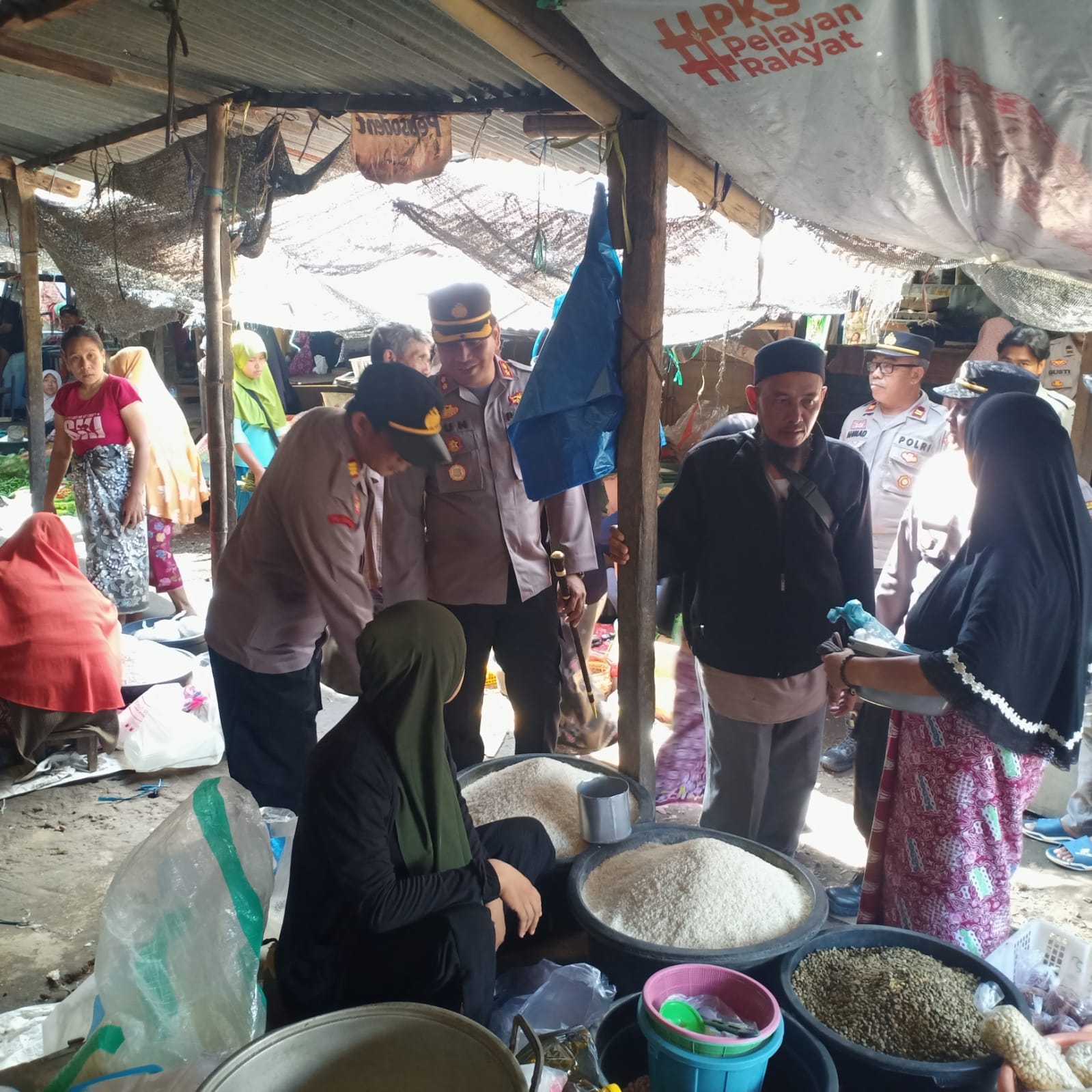 Jumat Curhat Polsek Kediri di Pasar Kediri, Bakal Maksimalkan Kegiatan Pengaturan Lalulintas