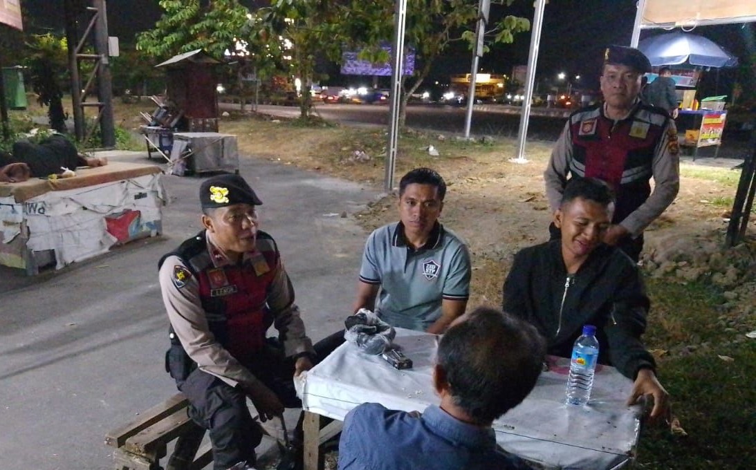 KPU Lombok Barat Dijaga Ketat, Polres Lombok Barat Lakukan Patroli Dialogis