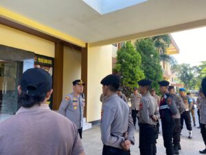 Sebagai Satgas Penyangga, Kapolres Bima Kota Pimpin Apel Pengamanan KTT ASEAN