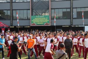 TNI-Polri Bersinergi Kawal Tahun Politik, Olahraga Bareng Libatkan 700 Personil