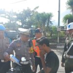 Polres Lombok Barat Berhasil Gelar Operasi Patuh Rinjani 2023 di Pertigaan Pasar Sekotong