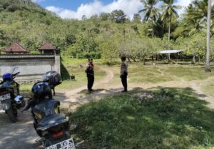 Polsek Sekotong Berhasil Jaga Kamtibmas dengan Patroli di Obyek Perjudian Sabung Ayam