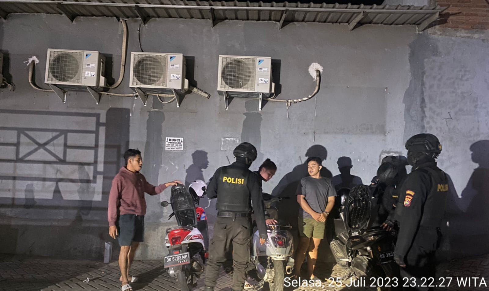 Tim Patroli Perintis Presisi Polres Lombok Barat Antisipasi Gangguan Kamtibmas