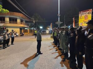 Polres Bima Kota dan Seluruh Polsek Jajaran Serentak Gelar Patroli KRYD Malam Akhir Pekan