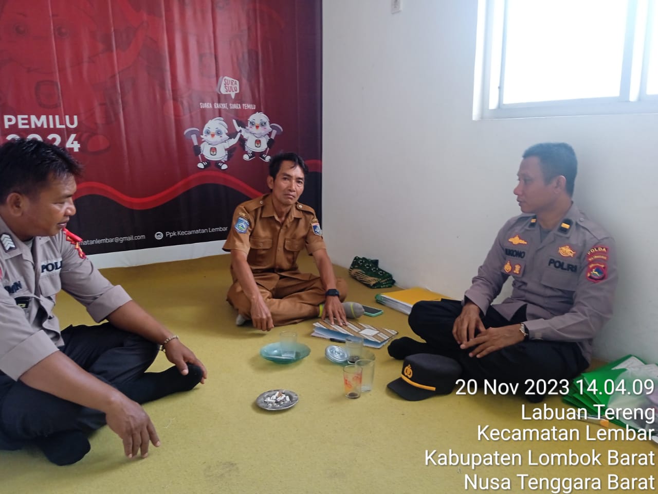 Polres Lombok Barat Lakukan Sosialisasi Pemilu 2024 ke Aparat Desa dan PPK