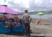 Polair Polres Lombok Barat Berikan Rasa Aman dan Nyaman di Pantai Cemare