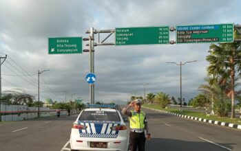 Patroli Satlantas Polres Lombok Barat Intensifkan Patroli dan Pengamanan Kampanye Caleg