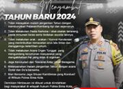 Kapolres Bima Kota Himbau Masyarakat Jaga Kamtibmas Menyambut Tahun Baru 2024