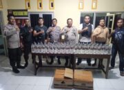 Opsnal Polsek Rasanae Timur Berhasil Mengamankan 2 Kardus Miras Oplosan Jenis Arak