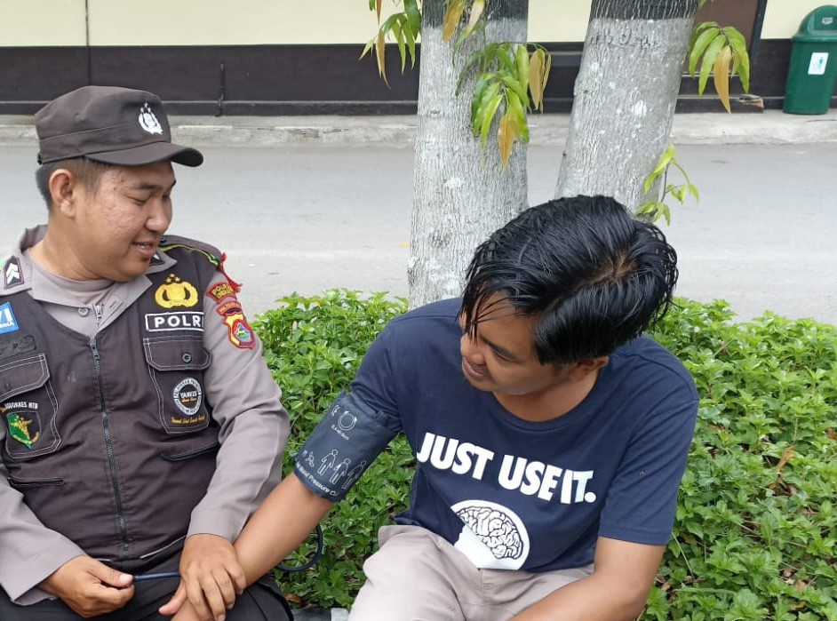 Satgas Ban Ops Polres Lombok Barat Cek Kesehatan Personil Ops Mantap Brata Rinjani
