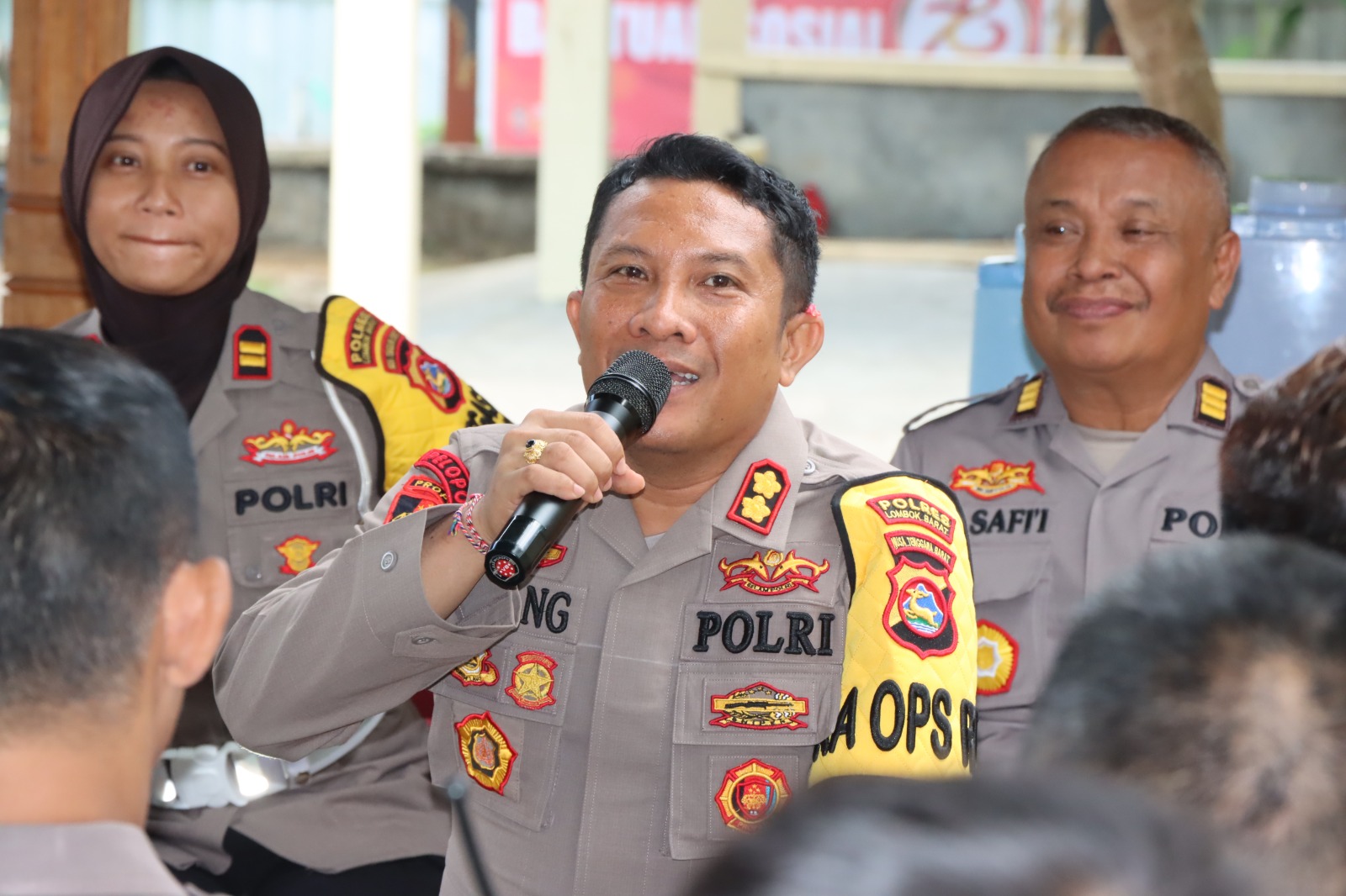 Kapolres Lombok Barat Gelar Kunjungan Kerja dan Silahturahmi di Dua Polsek di Lembar