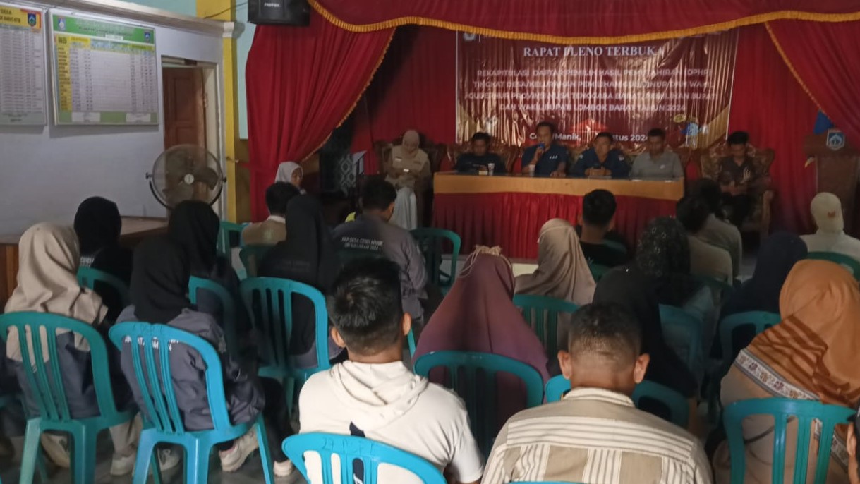 Rapat Pleno DPHP Desa Cendi Manik Selesai Aman