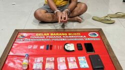 Polres Loteng Amankan Seorang Pria Diduga Pengedar Sabu di Kecamatan Jonggat.