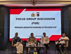 Tegaskan Komitmen, Kapolda NTB Gelar FGD ‘Bersama Berantas Narkoba di Provinsi NTB’