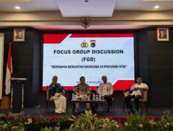 Kapolda NTB Gelar FGD Bersama Berantas Narkoba di Provinsi NTB