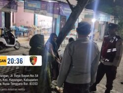 Polsek Kayangan terapkan patroli Jam Rawan Kejahatan