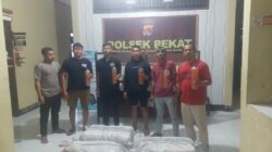 Polsek Pekat Gagalkan Peredaran Miras Lintas Pulau