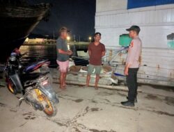 Polsek Kawasan Pelabuhan Laut Bima Laksanakan Cooling System di Areal Dermaga