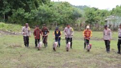 Polres Dompu Dukung Ketahanan Pangan Nasional dengan Penanaman Jagung Serentak 1 Juta Hektar