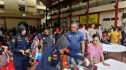 Korban Kebakaran di Kemayoran Diungsikan ke Posko Polres Metro Jakpus