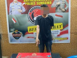 Sat Resnarkoba Polres Sumbawa Amankan Pengedar Sabu Di Brangbiji