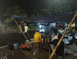 Polsek Gangga Laksanakan Kegiatan Rawan Pagi di Depan Pasar Gondang