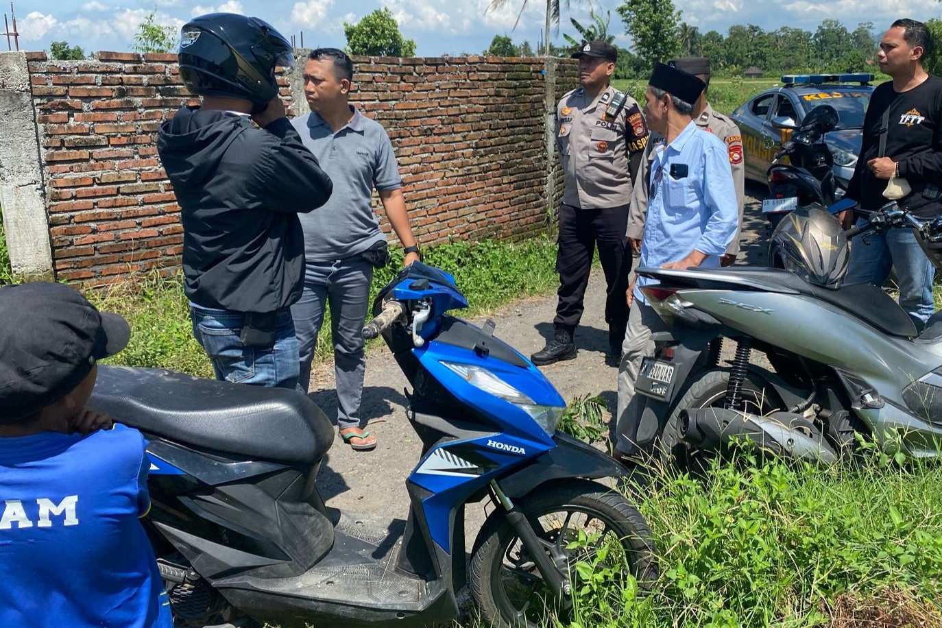 Berkat Informasi Warga, Polsek Kediri Temukan Sepeda Motor Diduga Hasil Curian di Tanah Kosong