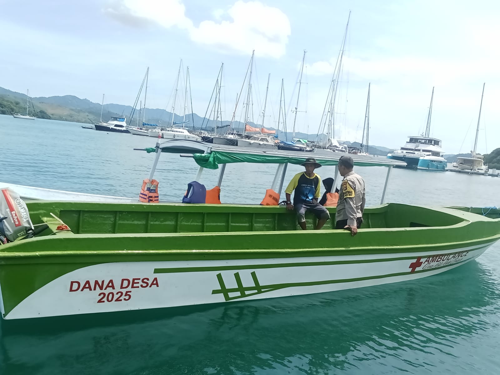 Kepedulian Polri: Pengecekan Ambulance Boat untuk Keamanan Masyarakat Pulau