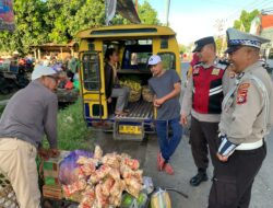 Polsek Tanjung Laksanakan Gatur Lalin dan Patroli Dialogis di Pasar Tanjung
