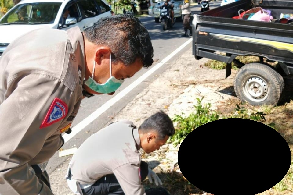 Kecelakaan Pick Up di Gerung Lombok Barat, Seorang Anak Tewas dan Puluhan Terluka