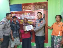 Polsek Labuapi Salurkan Bantuan Nutrisi untuk Warga Disabilitas di Lombok Barat