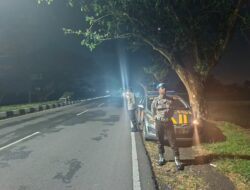 Patroli Malam Polsek Kediri: Cegah Kejahatan dan Balap Liar di Jalan Bypass