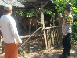 Bhabinkamtibmas Sekotong Dorong Warga Manfaatkan Pekarangan untuk Ketahanan Pangan