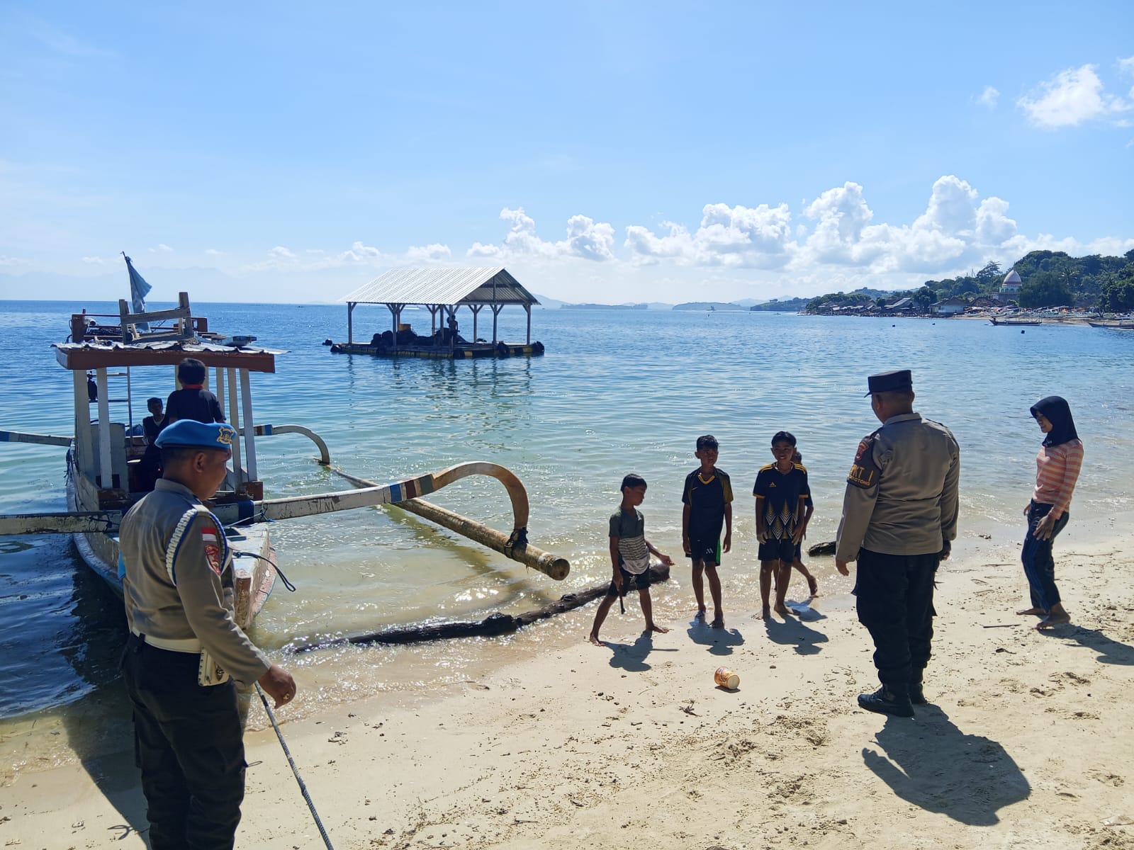 Polsek Sekotong Intensifkan Pengamanan Objek Wisata NTB