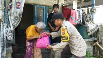 Polsek Batulayar Salurkan Bantuan Gizi Lewat Program ‘Nutrisi Mantap’