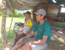 Bhabinkamtibmas Desa Jala Ajak Warga Waspada Isu Provokatif dan Dukung Ketahanan Pangan