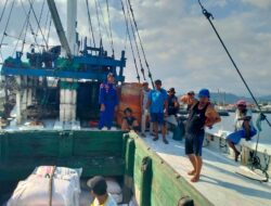 Sat Polairud Polres Bima Kota Laksanakan Patroli Pesisir Pantai, Imbau Nelayan Jaga Keselamatan Saat Berlayar