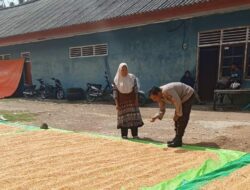 Bantu Kegiatan Petani di Desa Binaan Bhabinkamtibmas Polsek Soromandi Sukseskan Program Ketahanan Pangan Nasional