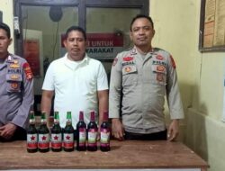 Berantas Tuntas Peredaran Miras, Polsek Madapangga Amankan Sejumlah Miras Berbagai Jenis