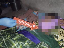 Seorang Pria Paruhbaya ditemukan gantung diri, Polres Lombok Utara laksanakan olah TKP