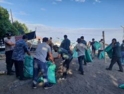 *Sambut Hari Bhayangkara ke-79, Polres Lombok Utara Gelar Aksi Bersih Pantai di Dusun Kerakas