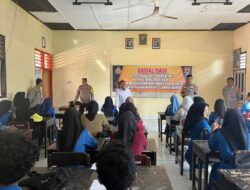 Polres Lombok Barat Edukasi Siswa SMK Kuripan Soal Narkoba dan Pernikahan Dini