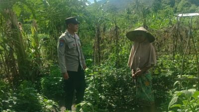 Polres Lombok Barat Dukung Ketahanan Pangan Lewat Pendampingan Petani
