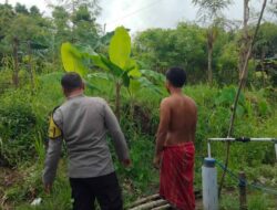 Bhabinkamtibmas Desa Kedaro Dorong Warga Manfaatkan Pekarangan untuk Ketahanan Pangan